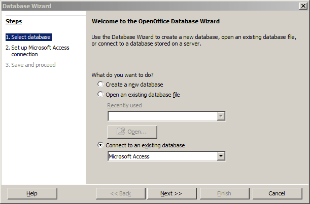 Select Database