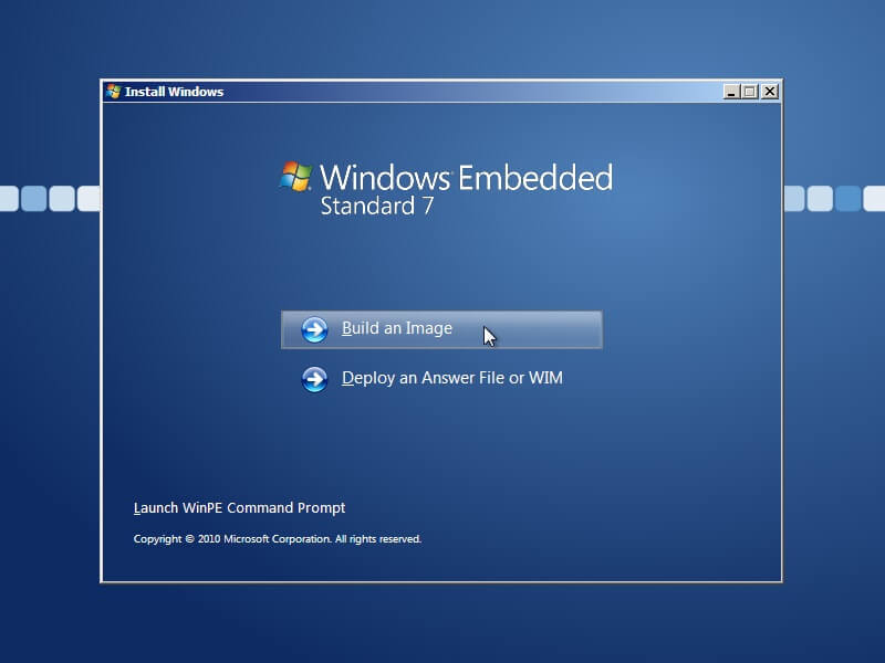 6 Steps to install Windows Embedded Standard 7 to run your